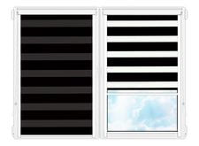 Рулонные кассетные шторы День Ночь Неаполь 98 цена. Купить в «Мастерская Жалюзи»